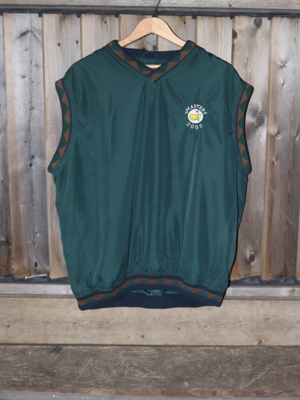 ❗️Masters 2005 Green Golf Windbreaker Vest❗️